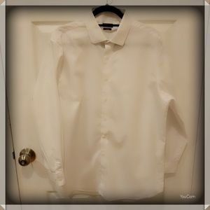 Kenneth Cole Reaction Tailored Dress Shirt - White
